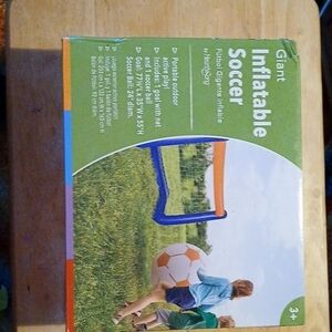 Giant Inflatable Soccer Goal Set